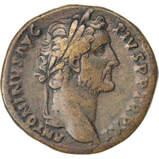 Antoninus Pius, Sestertius, BB+, Rame, Cohen:363