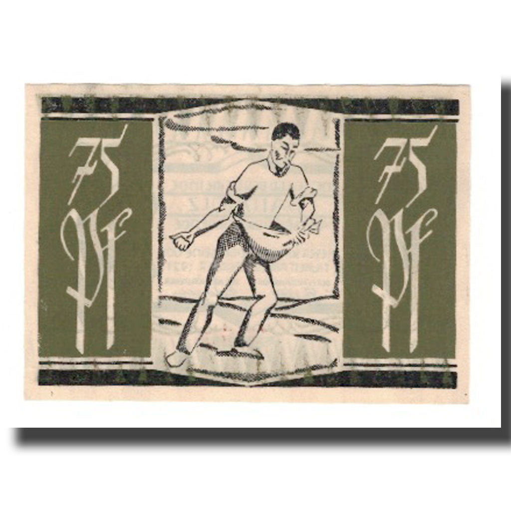 Geldschein, Deutschland, Hainholz Gemeinde, 75 Pfennig, personnage 3, 1921