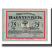 Geldschein, Deutschland, Halstenbek, 75 Pfennig, paysage, undated (1921), VZ