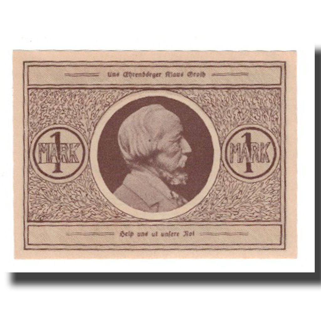 Banknote, Germany, Heide Stadt, 1 Mark, personnage, undated (1921), AU(55-58)
