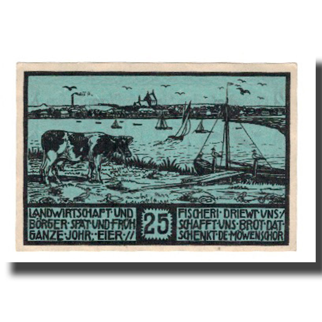 Banknote, Germany, Heiligenhafen Stadt, 25 Pfennig, paysage, 1923, 1923-12-31