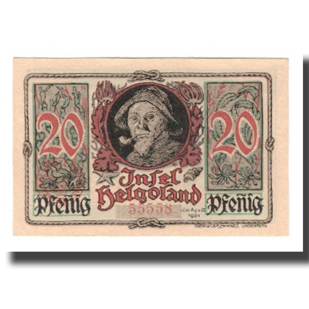 Banknote, Germany, Helgoland Spar & Leihkasse der Landgemeinde, 20 Pfennig