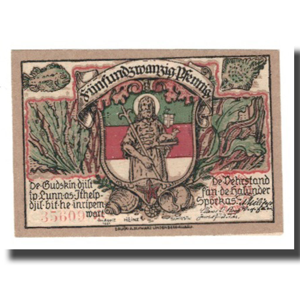Banknote, Germany, Helgoland Spar & Leihkasse der Landgemeinde, 25 Pfennig