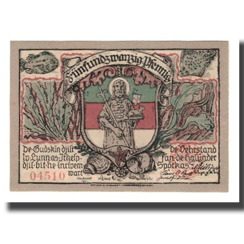 Banknote, Germany, Helgoland Spar & Leihkasse der Landgemeinde, 25 Pfennig