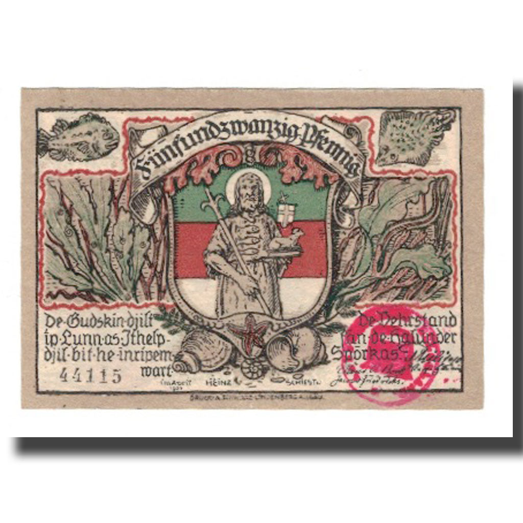 Banknote, Germany, Helgoland Spar & Leihkasse der Landgemeinde, 25 Pfennig