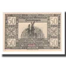 Banknote, Germany, Hemdingen Gemeinde, 50 Pfennig, Lièvre 1, 1922, 1922-01-31