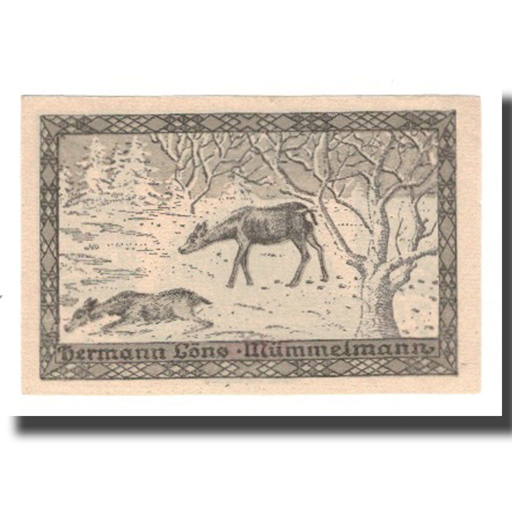 Banconote, Germania, Hemdingen Gemeinde, 75 Pfennig, Biches, 1922, 1922-01-31