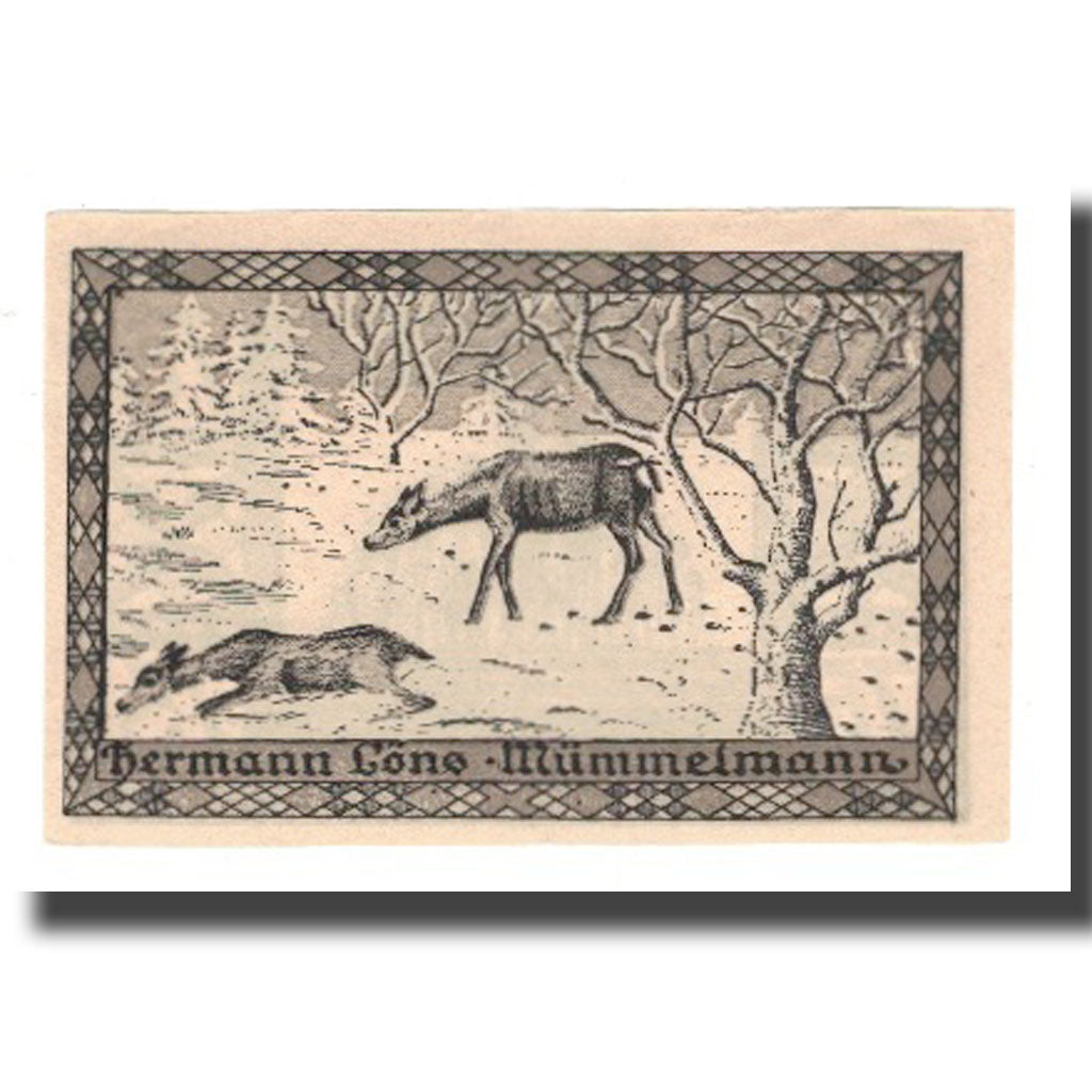 Banknote, Germany, Hemdingen Gemeinde, 75 Pfennig, Biches 1, 1922, 1922-01-31