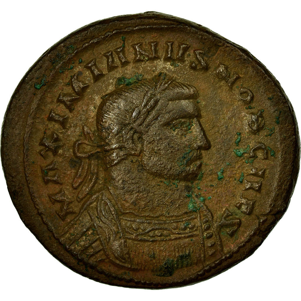 Coin, Galerius, Follis, AU(50-53), Copper, Cohen:63