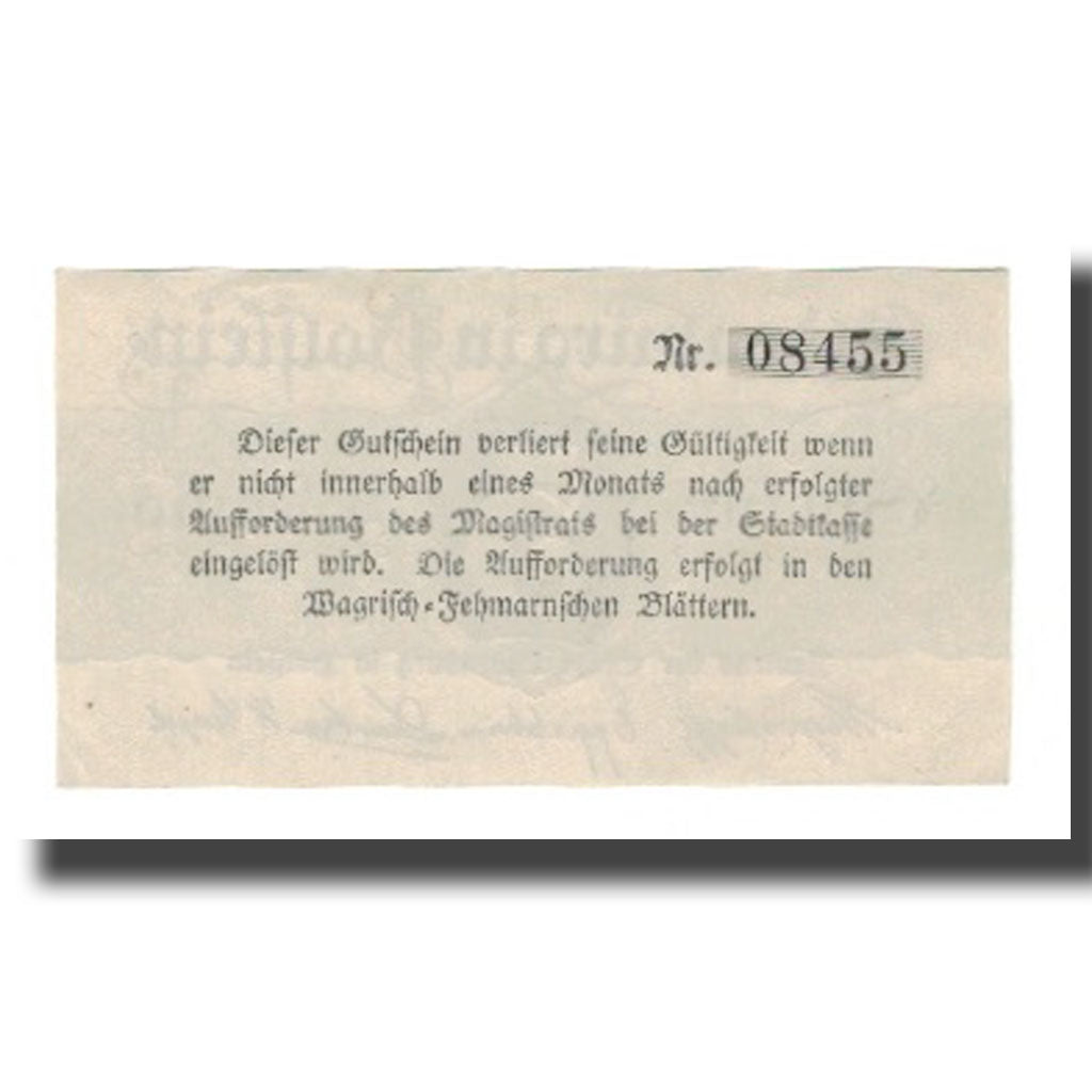 Banknote, Germany, Oldenburg i. Holstein Stadt, 5 Pfennig, Texte, Undated