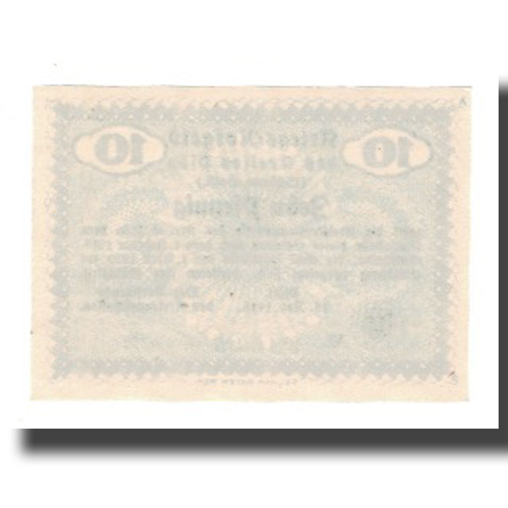Banknote, Germany, Plön Kreis, 10 Pfennig, N.D, 1919, 1919-02-01, AU(55-58)