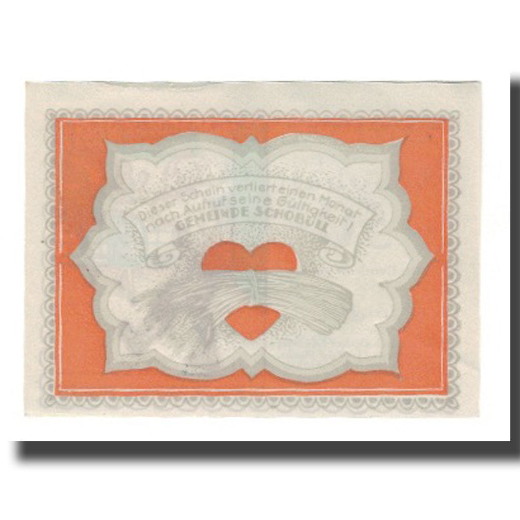 Banknote, Germany, Schobüll Gemeinde, 50 Pfennig, Texte 3, undated (1921)