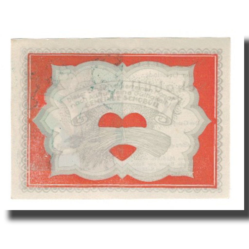 Banconote, Germania, Schobüll Gemeinde, 50 Pfennig, Texte  5, undated (1921)