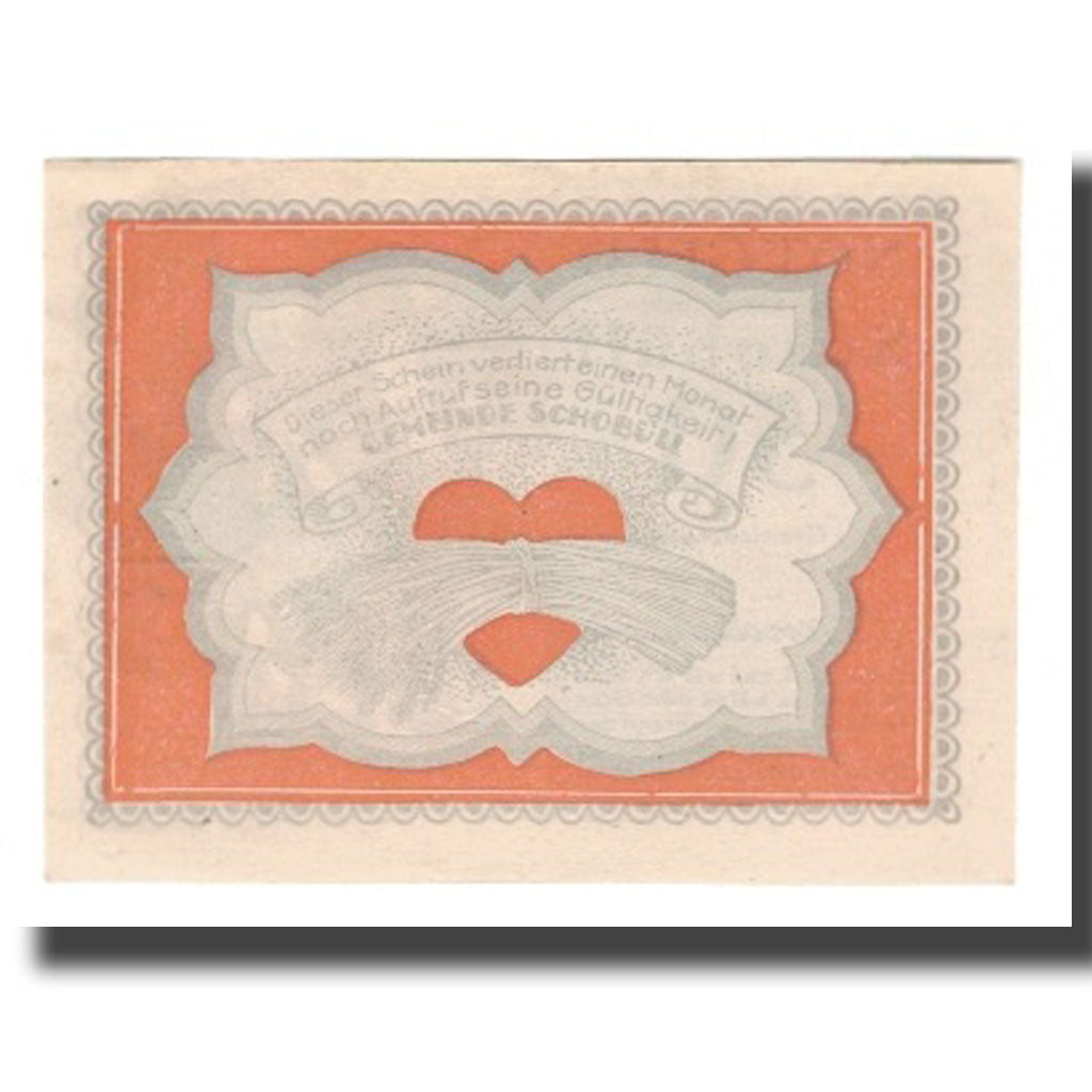 Banknote, Germany, Schobüll Gemeinde, 50 Pfennig, Texte 6, undated (1921)