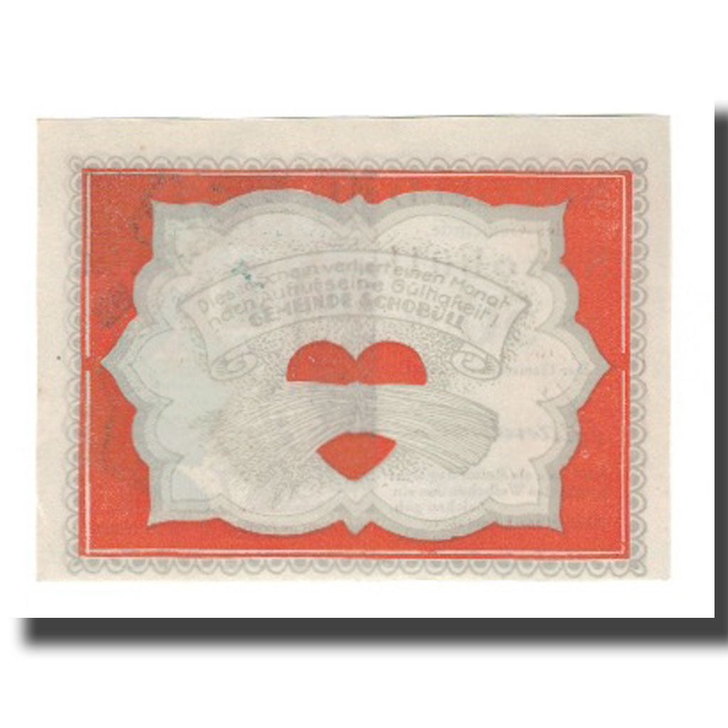 Banknote, Germany, Schobüll Gemeinde, 50 Pfennig, Texte 9, undated (1921)