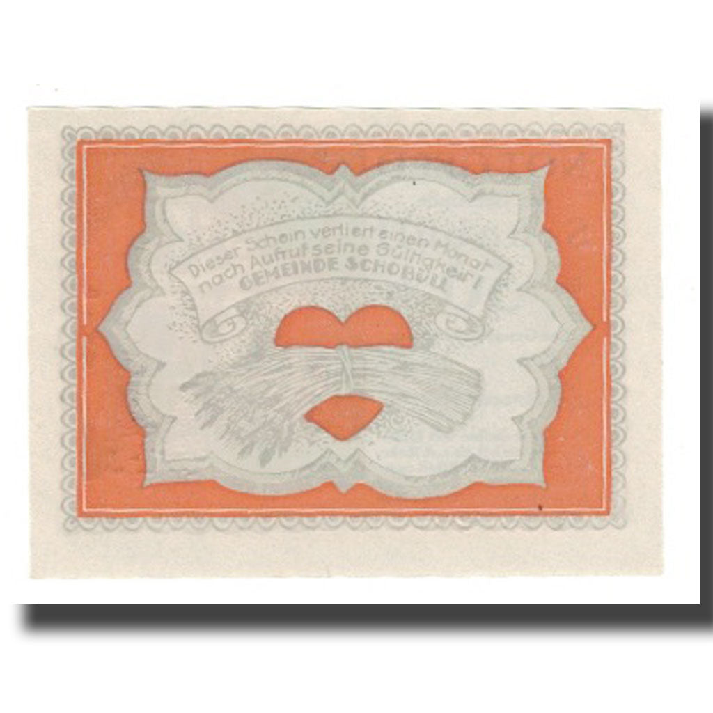 Banconote, Germania, Schobüll Gemeinde, 50 Pfennig, Texte, undated (1921)