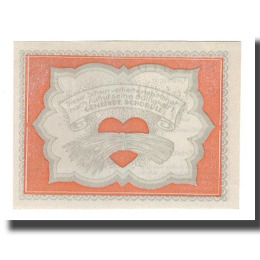 Banknote, Germany, Schobüll Gemeinde, 50 Pfennig, texte 1, undated (1921)