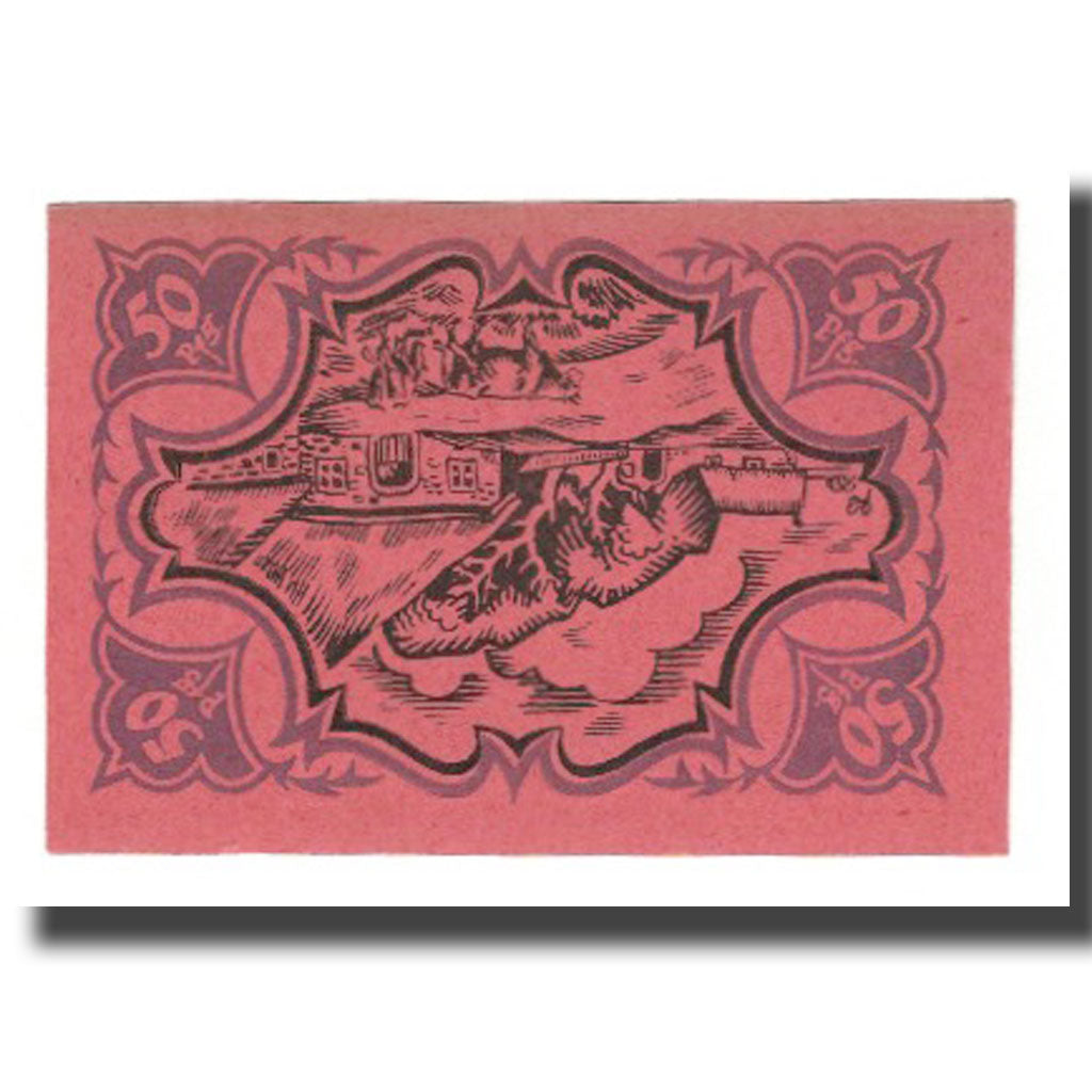 Banknote, Germany, Schobüll Gemeinde, 50 Pfennig, paysage, 1921, 1921-06-01