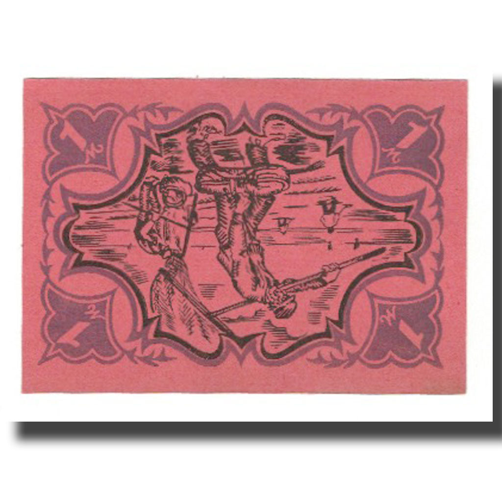 Geldschein, Deutschland, Schobüll Gemeinde, 1 Mark, personnage, 1921