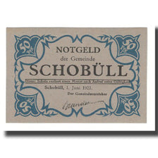 Banconote, Germania, Schobüll Gemeinde, 50 Pfennig, paysage, 1921, 1921-06-01