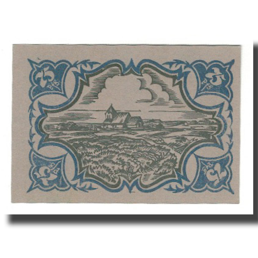Banknote, Germany, Schobüll Gemeinde, 75 Pfennig, paysage 1, 1921, 1921-06-01