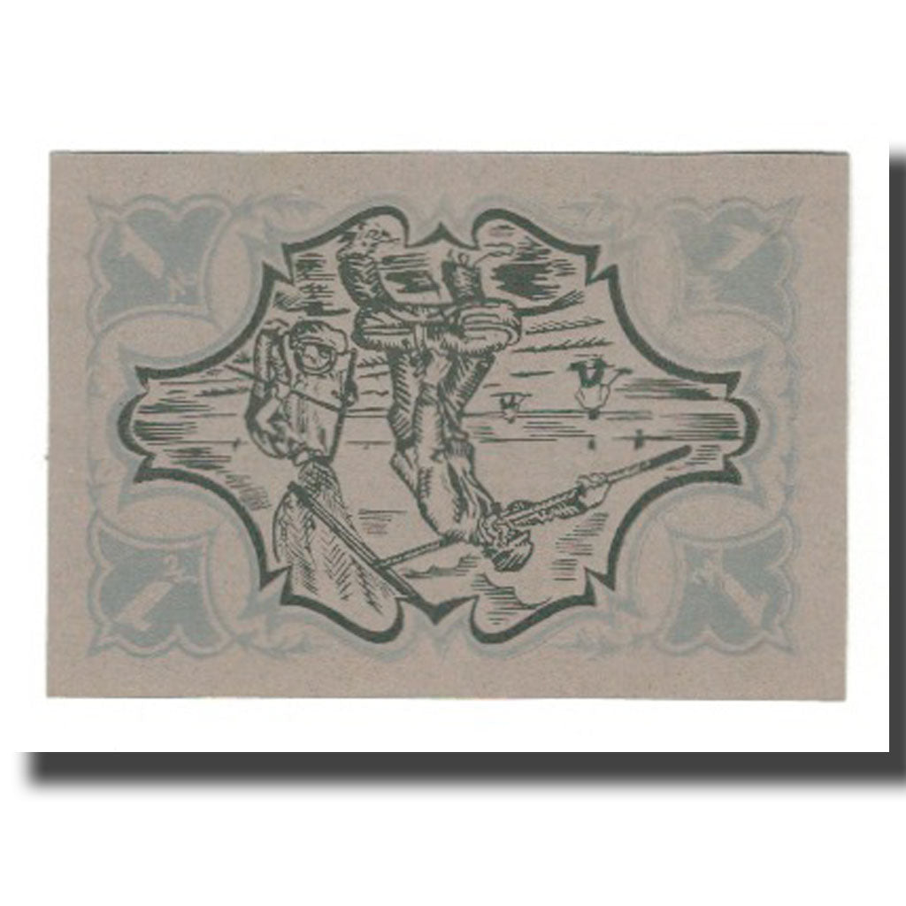 Banknote, Germany, Schobüll Gemeinde, 1 Mark, personnage, 1921, 1921-06-01