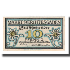Nota, Alemanha, Berchtesgaden Marktgemeinde, 10 Pfennig, personnage, 1920