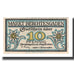 Nota, Alemanha, Berchtesgaden Marktgemeinde, 10 Pfennig, personnage, 1920