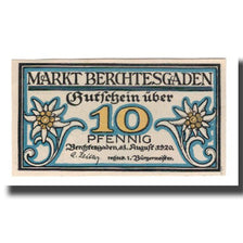 Banknote, Germany, Berchtesgaden Marktgemeinde, 10 Pfennig, personnage 1, 1920