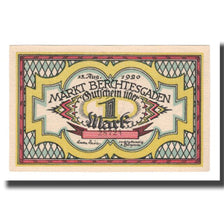 Nota, Alemanha, Berchtesgaden Marktgemeinde, 1 Mark, personnage, 1920
