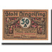 Geldschein, Deutschland, Dingolfing Stadt, 50 Pfennig, village, 1920