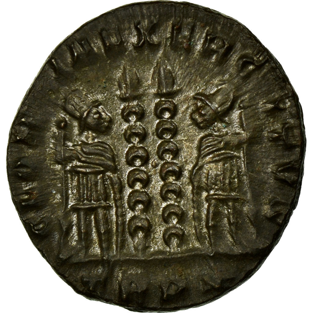 Coin, Constantine II, Nummus, Trier, AU(50-53), Copper, Cohen:122
