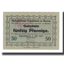 Banconote, Germania, Ergoldsbach Marktgemeinde, 50 Pfennig, N.D, 1919
