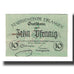 Banconote, Germania, Erlangen Stadt, 10 Pfennig, valeur faciale 1, 1918