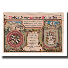 Nota, Alemanha, Schliersee Marktgemeinde, 25 Pfennig, Batiment, 1921