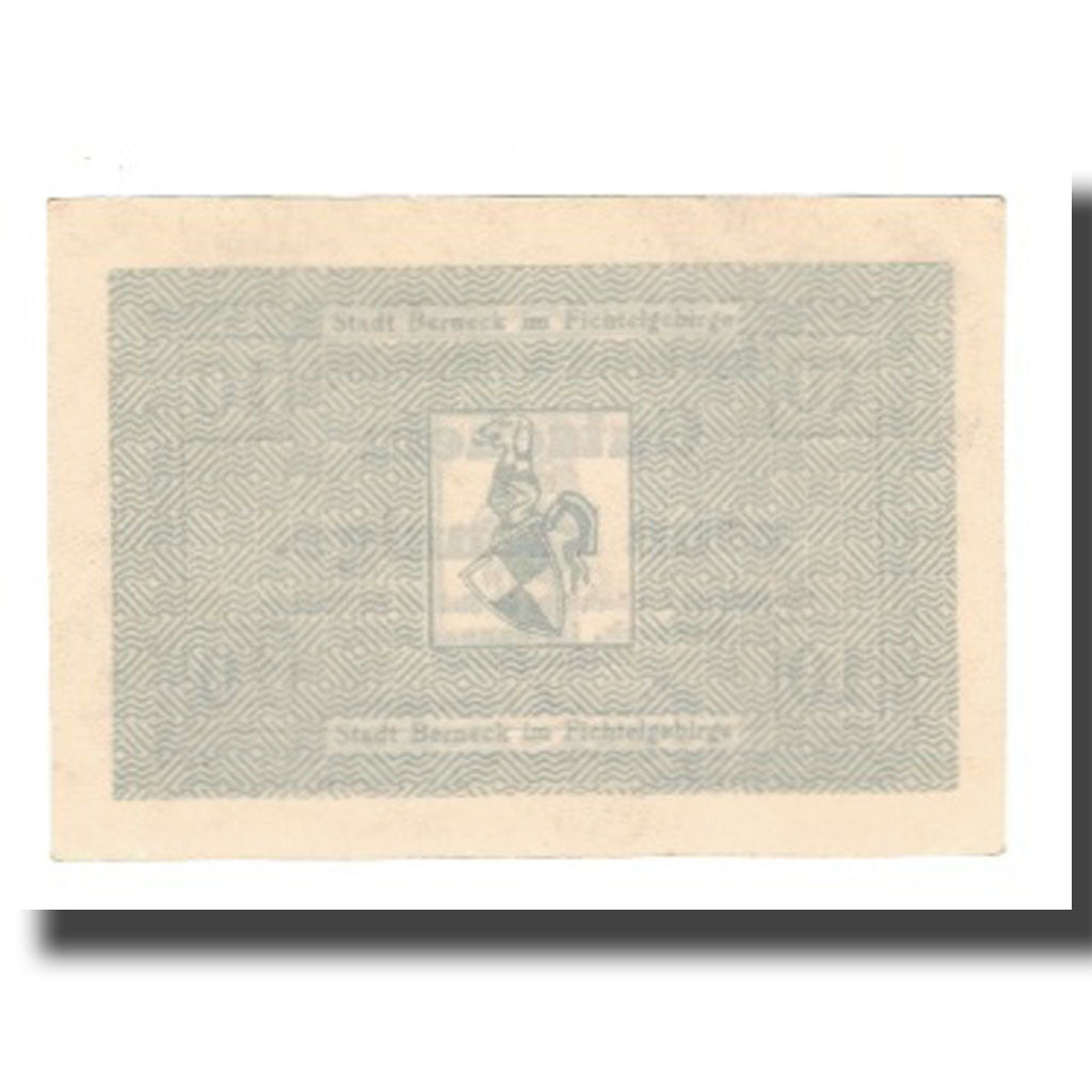 Banknote, Germany, Berneck im Fichtelgebirge Stadt, 10 Pfennig, Blason, 1917