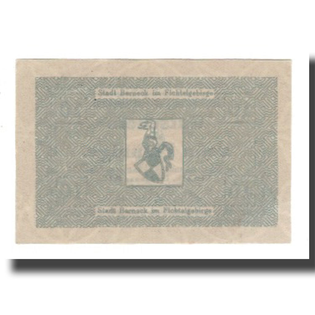 Banknote, Germany, Berneck im Fichtelgebirge Stadt, 10 Pfennig, Blason 1, 1917