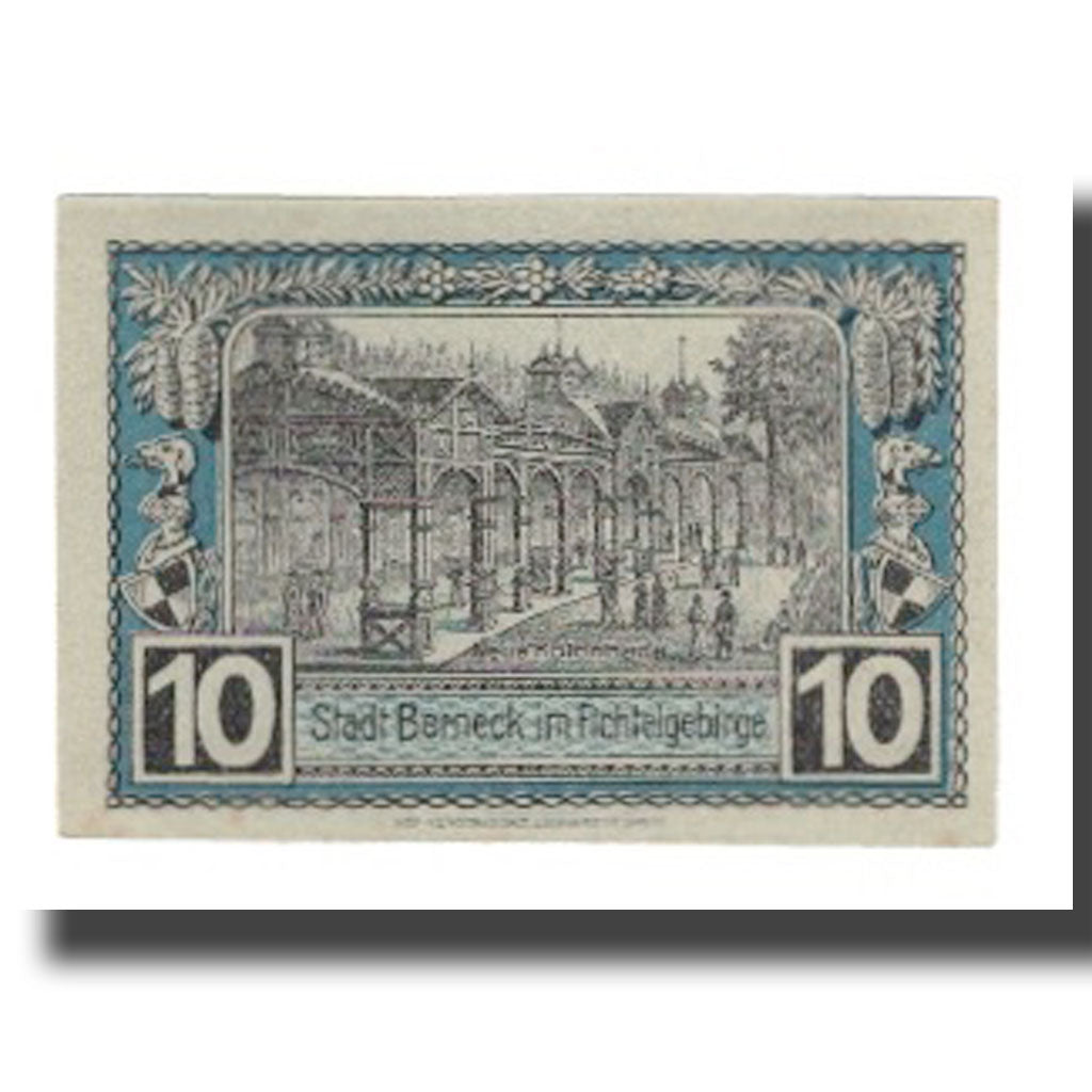 Banknote, Germany, Berneck im Fichtelgebirge Stadt, 10 Pfennig, personnage 1