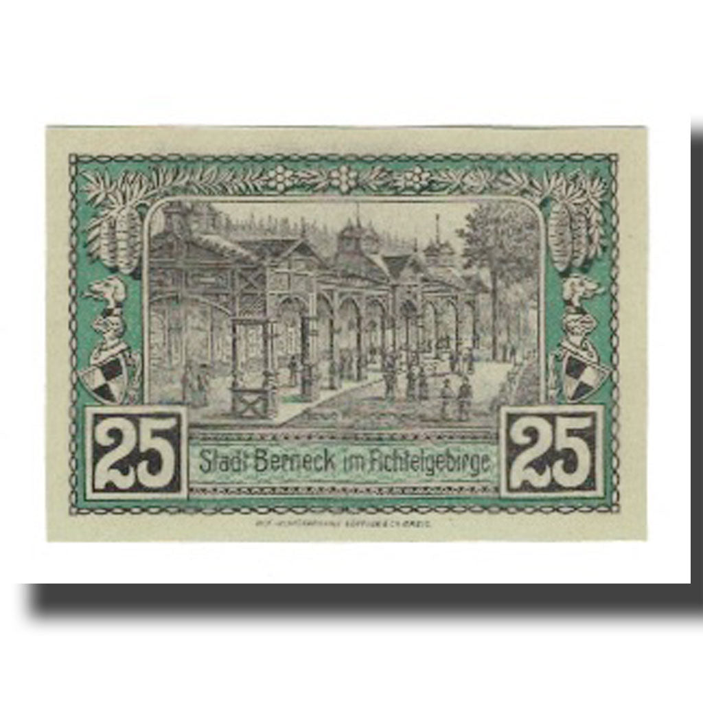 Banknote, Germany, Berneck im Fichtelgebirge Stadt, 25 Pfennig, personnage