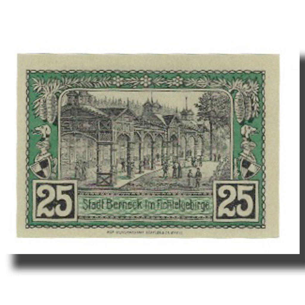 Banknote, Germany, Berneck im Fichtelgebirge Stadt, 25 Pfennig, personnage 1