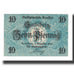Geldschein, Deutschland, Creussen Ofr. Stadt, 10 Pfennig, Blason, 1916 (1918)