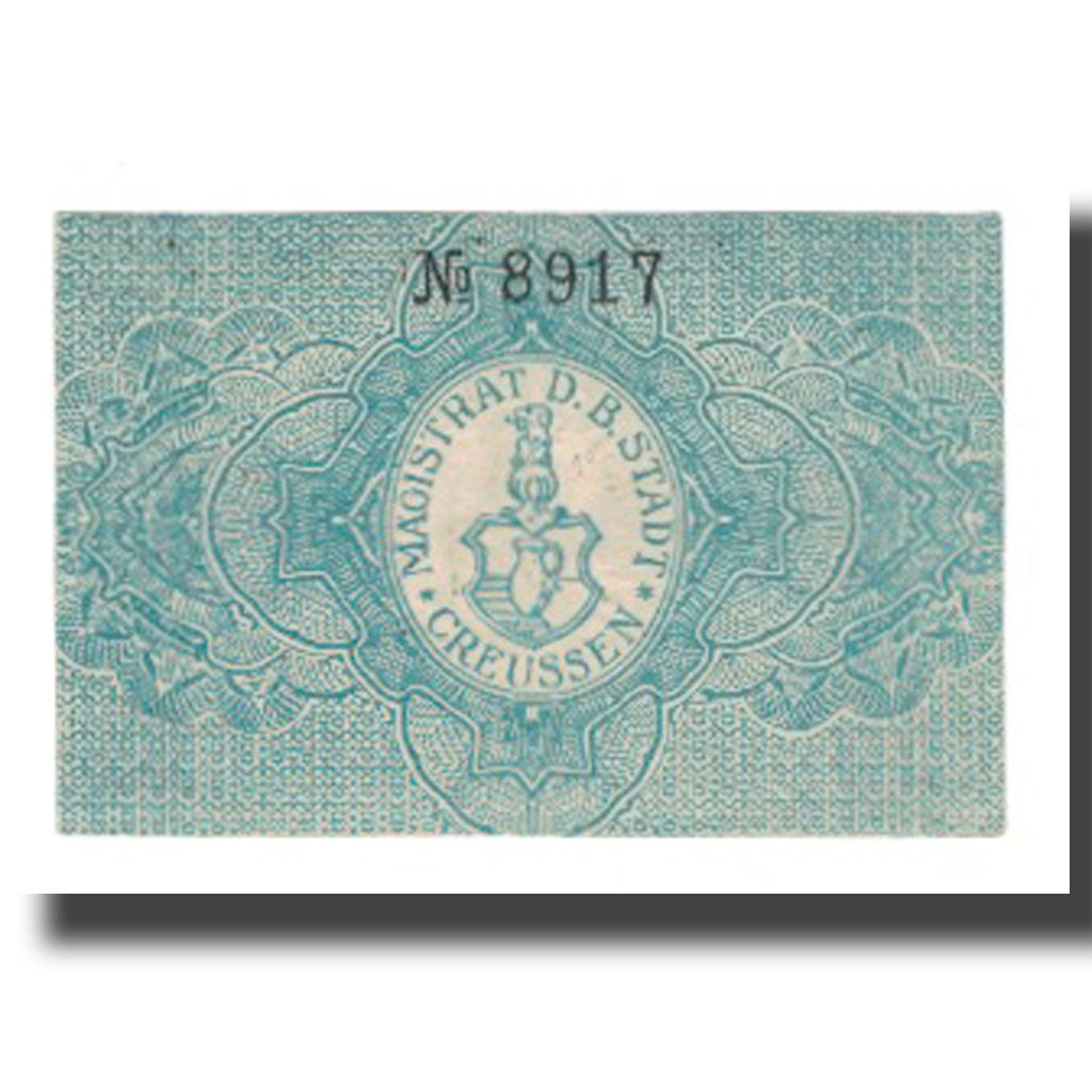 Geldschein, Deutschland, Creussen Ofr. Stadt, 10 Pfennig, Blason, 1916 (1918)