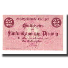 Banknote, Germany, Creussen Ofr. Stadt, 25 Pfennig, Blason, 1916 (1918)
