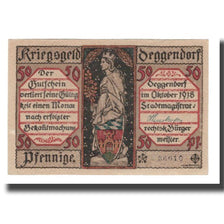 Banknote, Germany, Deggendorf Stadt, 50 Pfennig, Batiment, 1918, AU(55-58)