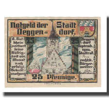 Geldschein, Deutschland, Deggendorf Stadt, 25 Pfennig, chateau 1, 1920, VZ
