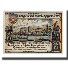 Banknot, Niemcy, Deggendorf Stadt, 50 Pfennig, personnage 1, 1920, AU(55-58)