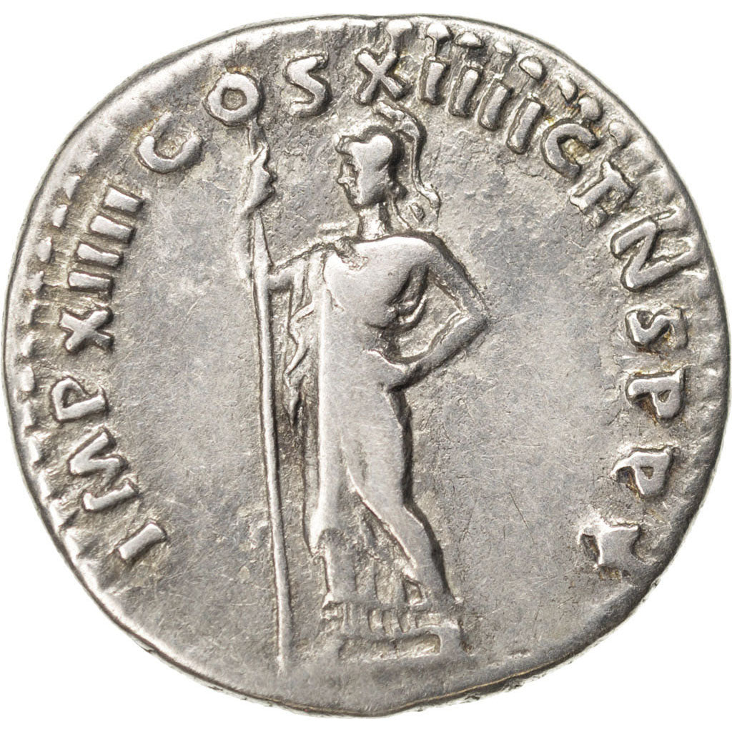 Domitian, Denarius, AU(50-53), Silver, Cohen #233, 3.50
