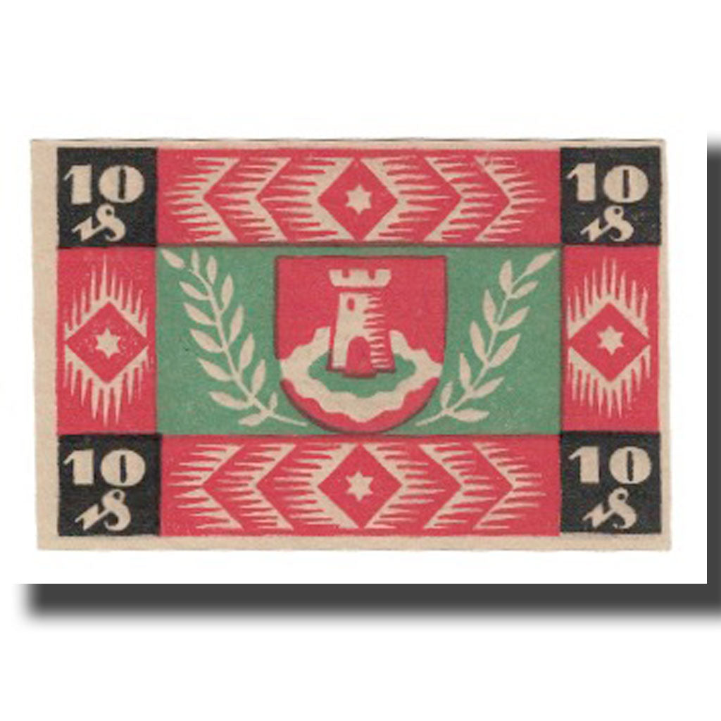 Banknote, Germany, Pasing Stadt, 10 Pfennig, Blason 1, 1918, 1918-09-01