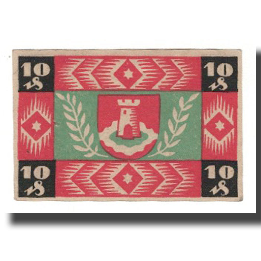 Banknote, Germany, Pasing Stadt, 10 Pfennig, Blason 2, 1918, 1918-09-01