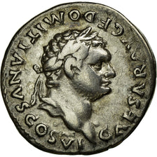 Moneta, Domitian, Denarius, BB+, Argento, Cohen:382